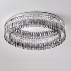 Ceiling Round LED Lights Luxury French Crystal Ceiling Light