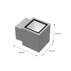 Die-cast Aluminum Outdoor Wall Light Waterproof Simple Style