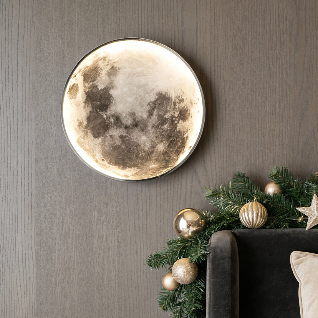 Full Moon Lamp Wall Modern Round LED Artistic Lamp