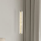 Modern Crystal Pendant Light Minimalist Linear Ceiling Light