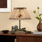Squirrel Table Lamp French Style Resin Decorative Atmosphere Light