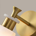 Wall Sconce LED Light Minimalist Luxury Brass Marble Lamp