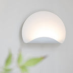 White Wall Lights Minimalist Iron Body Simple Style Creative LED Lamp