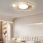 Dia 20'' 3 Step Dimming Nordic LED Ceiling Lights Dimmable with Remote
