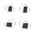 Outdoor Wall Lighting Modern Solar Waterproof LED Light