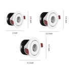 Modern Spotlights Hill-Shaped Recessed Full-Spectrum LED Light