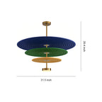 3 Tier Chandelier Acoustic Felt Sound-Absorbing Felt Ceiling Lights