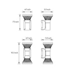 Die-cast Aluminum Outdoor Wall Lighting Fixtures Waterproof Minimalist Nordic Light