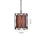 Small Black Pendant Light Vintage Sleek Design Ceiling Light