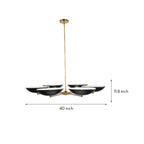 Black and Gold Chandeliers Contemporary Stylish Vintage Ceiling Light