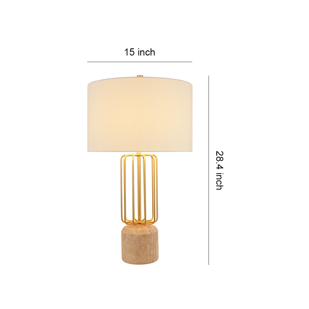Geometric Metal Cage Table Light Nordic Style LED Eye-Care Lamp