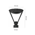 External Pillar Lights Vintage-Inspired Shape Garden Post Lights