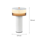 Cylindrical Table Lamp Stylish Nordic Sleek Decorative Iron Light