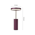 Cylinder Table Lamps European Style Decorative Ornament Metal Light
