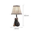 Resin Table Lamp European-Style Elegant Bear Stylish Decorative Light