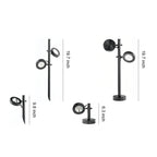 Pathway Landscape Lights Black Outdoor Lawn Lights
