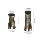 Outdoor Black Lanterns Featuring a Unique Silhouette Chic Light