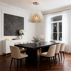 Deco Chandelier Luxury Stainless Steel Glass Ceiling Lights