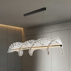 Spiral Pendant Lighting Modern Minimalist Linear Light