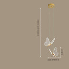 Butterflies Shaped LED Nordic Pendant Light Hanging Lamp Island Lights