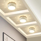 Globe Flush Mount Drum Light Hallway Entryway LED Ceiling Light