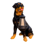 Dog Solar Light Statue Modern Resin Landscape Light