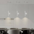 Kitchen Island Black Cylinder Pendant Light Adjustable Tube Spotlight Fixture