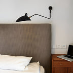 Double Arm Wall Sconce Industrial Style Adjustable Light