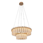 Gold Chandelier Crystal French Minimalist Ceiling Light