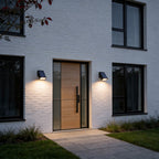 Down Light Wall Sconce Modern LED Waterproof Black Solar Light