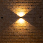 Die-cast Aluminum Outdoor Wall Light Waterproof Simple Style