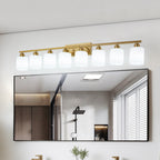 Modern Bathroom Vanity Lights Minimalist Glass Mirror Light