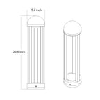 Garden Pole Bollard Lights Modern Art Pathway Lighting