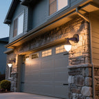 LED Vintage Outdoor Wall Light Brown