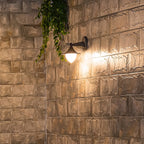 LED Vintage Outdoor Wall Light Brown
