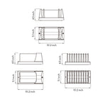 Ambient Outdoor Wall Sconce Light Waterproof Minimalist Nordic