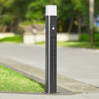 Solar Bollard Lighting Outdoor Garden Aluminum Lamp