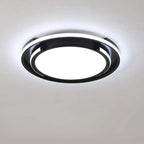 Circular Design Dimmable LED Black Nordic Ceiling Lights Flush Mount Lighting