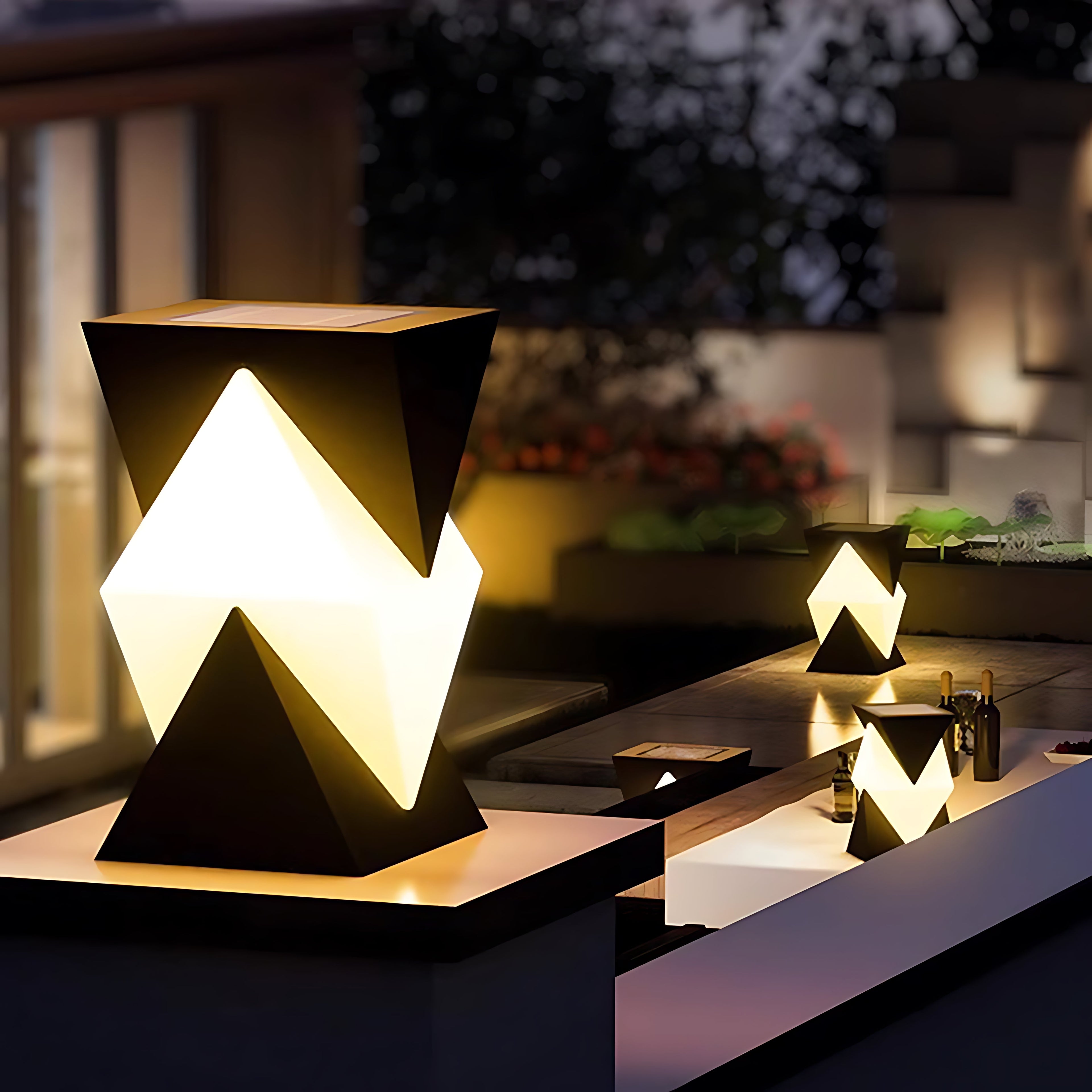 Waterproof Special Shaped Piller Light Modern Style