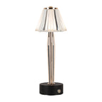 Classic Table Lamp USB Touch Control Iron Body and Acrylic Shade Light