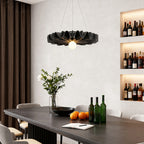 Cloth Chandelier Large Diameter Noise Reduction Felt Ceiling Lights