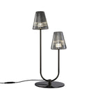 Minimalist Elegant Table Lamps American Modern Black LED Lamps