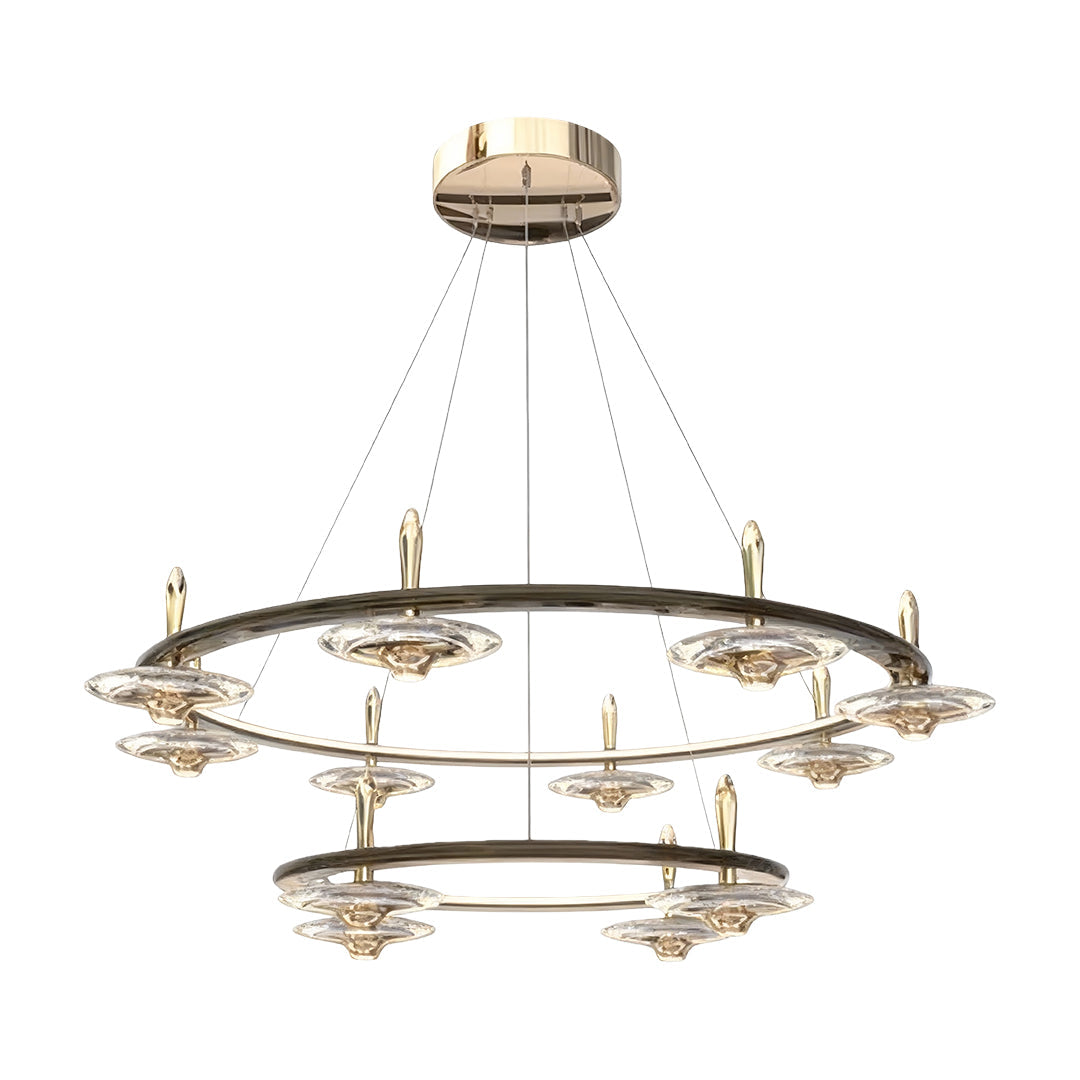 Chandelier with Round Crystals Creative Luxury Ceiling Light