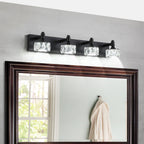 Crystal Bathroom Vanity Light Modern Luxury Iron Lamp