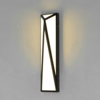 Exterior Wall Light Black Modern Metal Waterproof Light