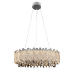 Country French Chandelier Gold Crystal Ceiling Light