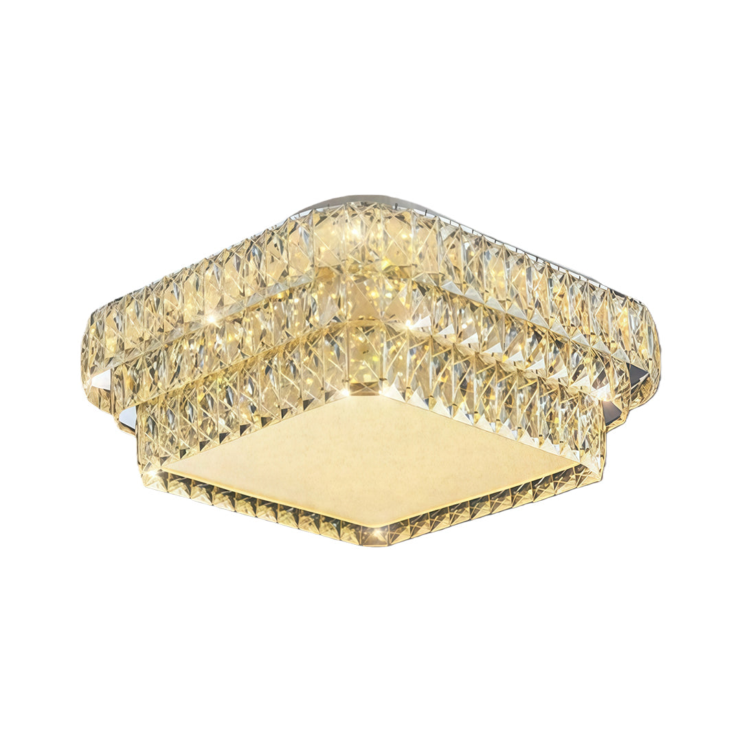 Flush Mounted LED Lights Luxury Eye-Protecting Crystal Lamp