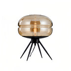 Glass Small Table Lamp Modern Nordic Four Legged Accent Lamp