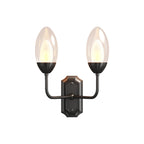 Glass Wall Light Modern Luxury Full Copper Dual Head Lamp