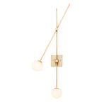 Double Sconce Wall Light Mid-Century Modern 2-Light Linear Wall Sconce